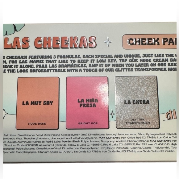 Alamar Cosmetics VIVA LAS CHEEKAS Cheek Palette - FAIR/LIGHT 3 Colors BNIB - Picture 9 of 10